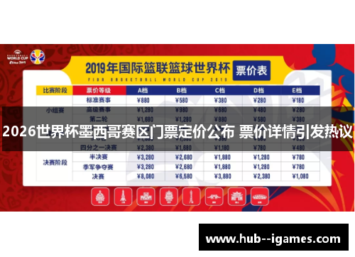 2026世界杯墨西哥赛区门票定价公布 票价详情引发热议 2026世界杯墨西哥赛区门票定价公布 票价详情引发热议